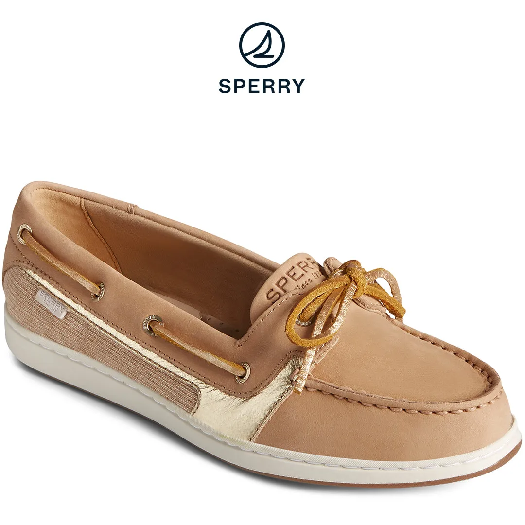 Women's Starfish Boat Shoe Tan (STS86612)