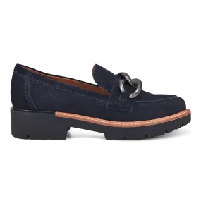 Zalor Round Toe Lug Sole Casual Slip-on Loafers